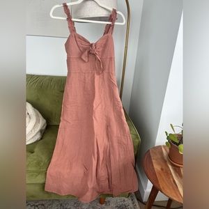 Linen summer dress from ZARA